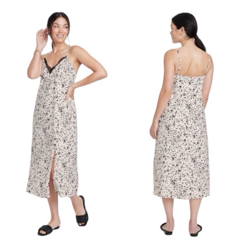 A New Day Sleeveless Cami Lace Midi Dress